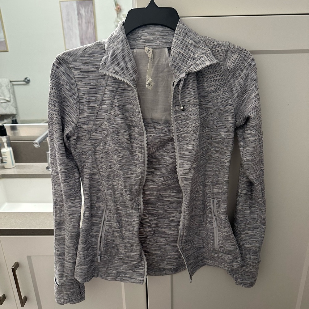 Women's black and white Define jacket